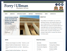 Tablet Screenshot of forryullman.com